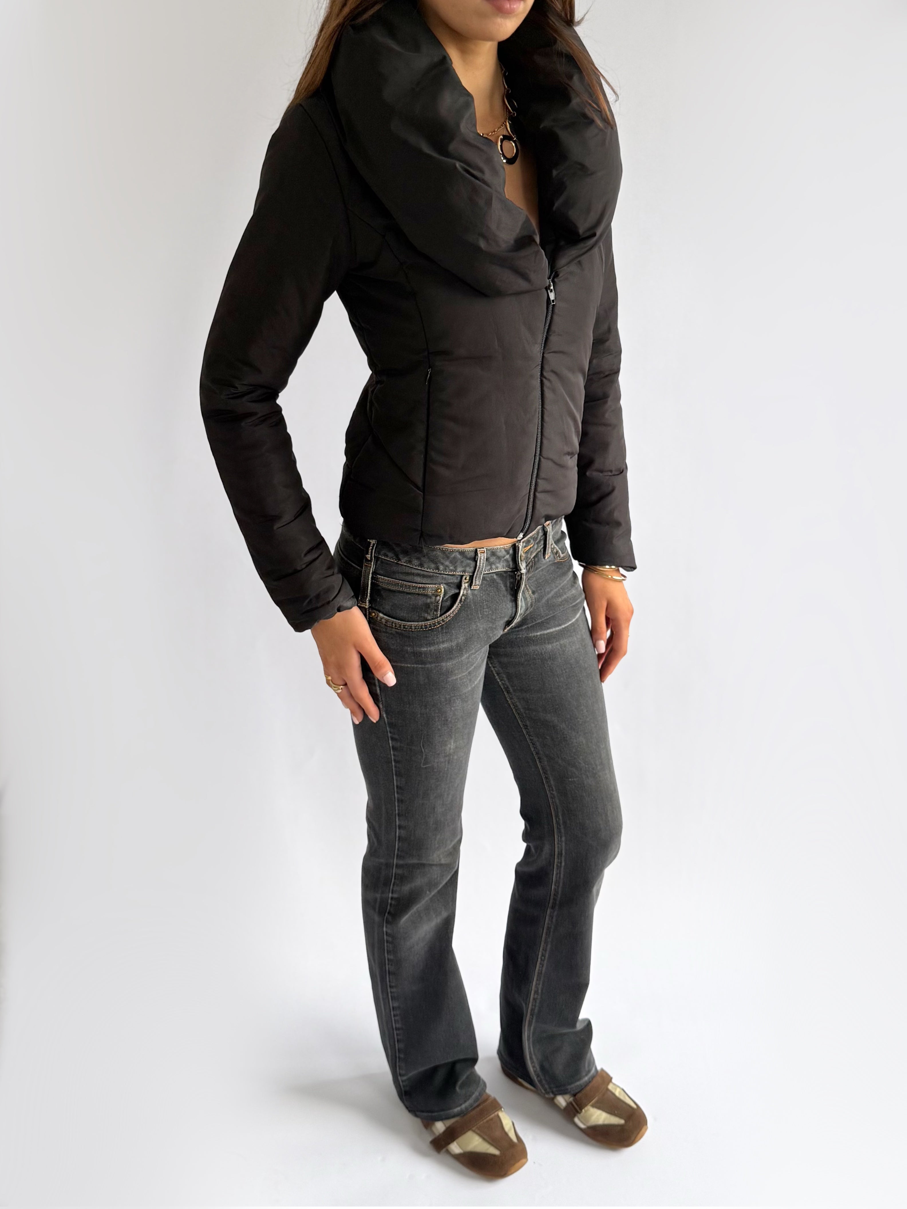 Puffer Zip Jacket - Size M