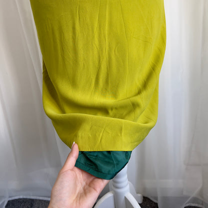 90s Green Mini Dress - Size S