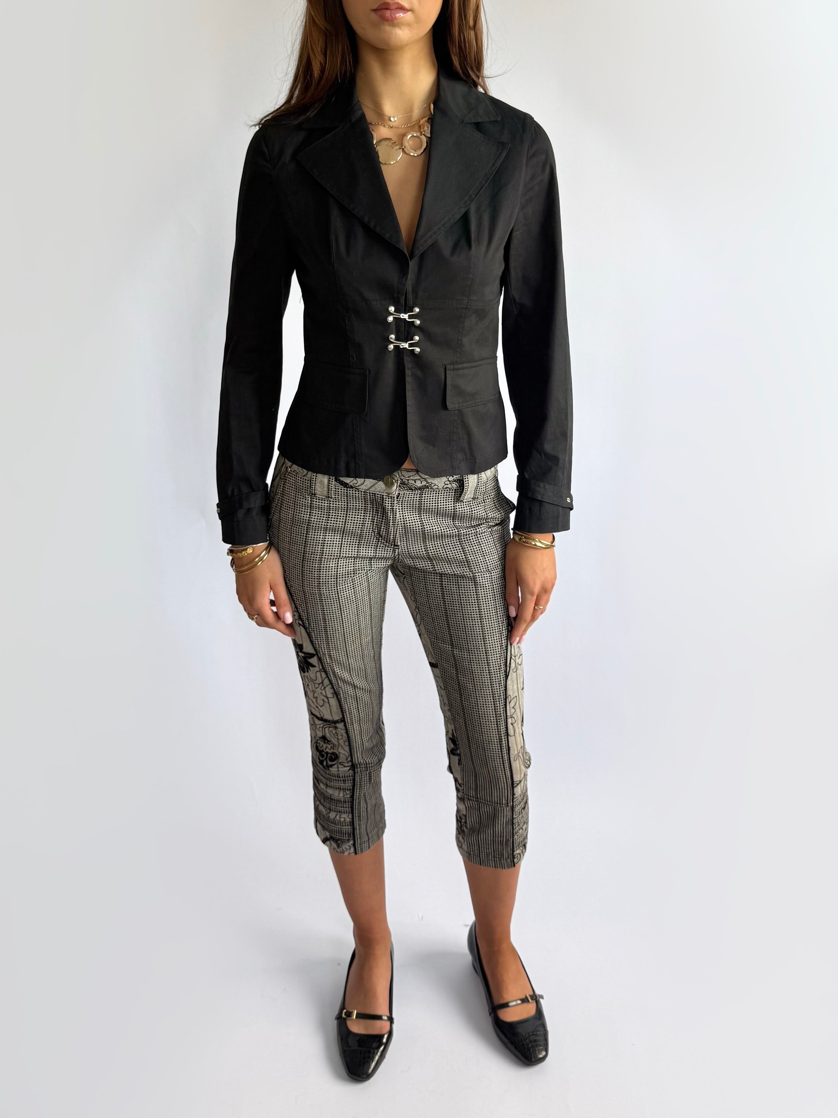 Hook & Eye Blazer Jacket - Size M