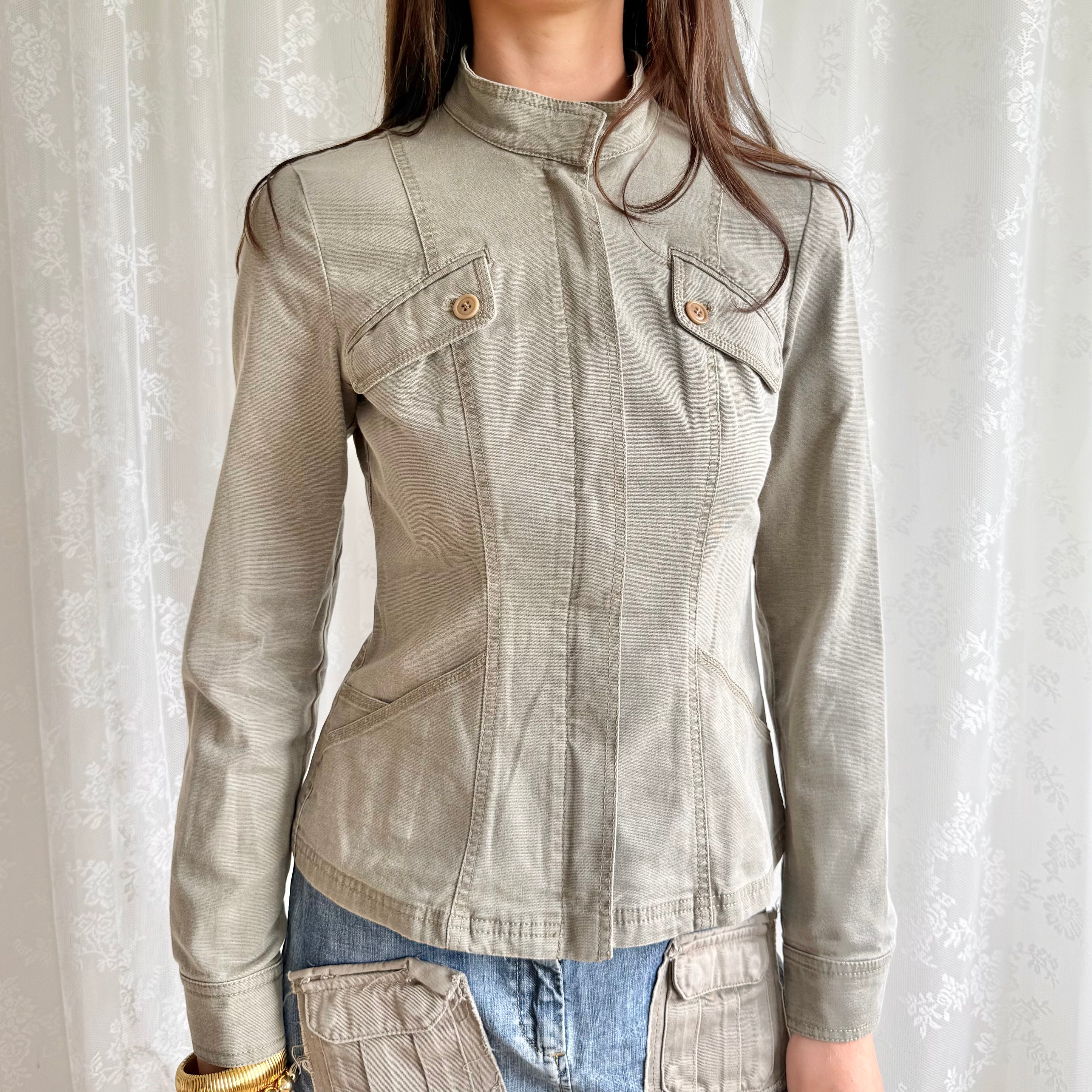 Cotton Zip Jacket - Size L