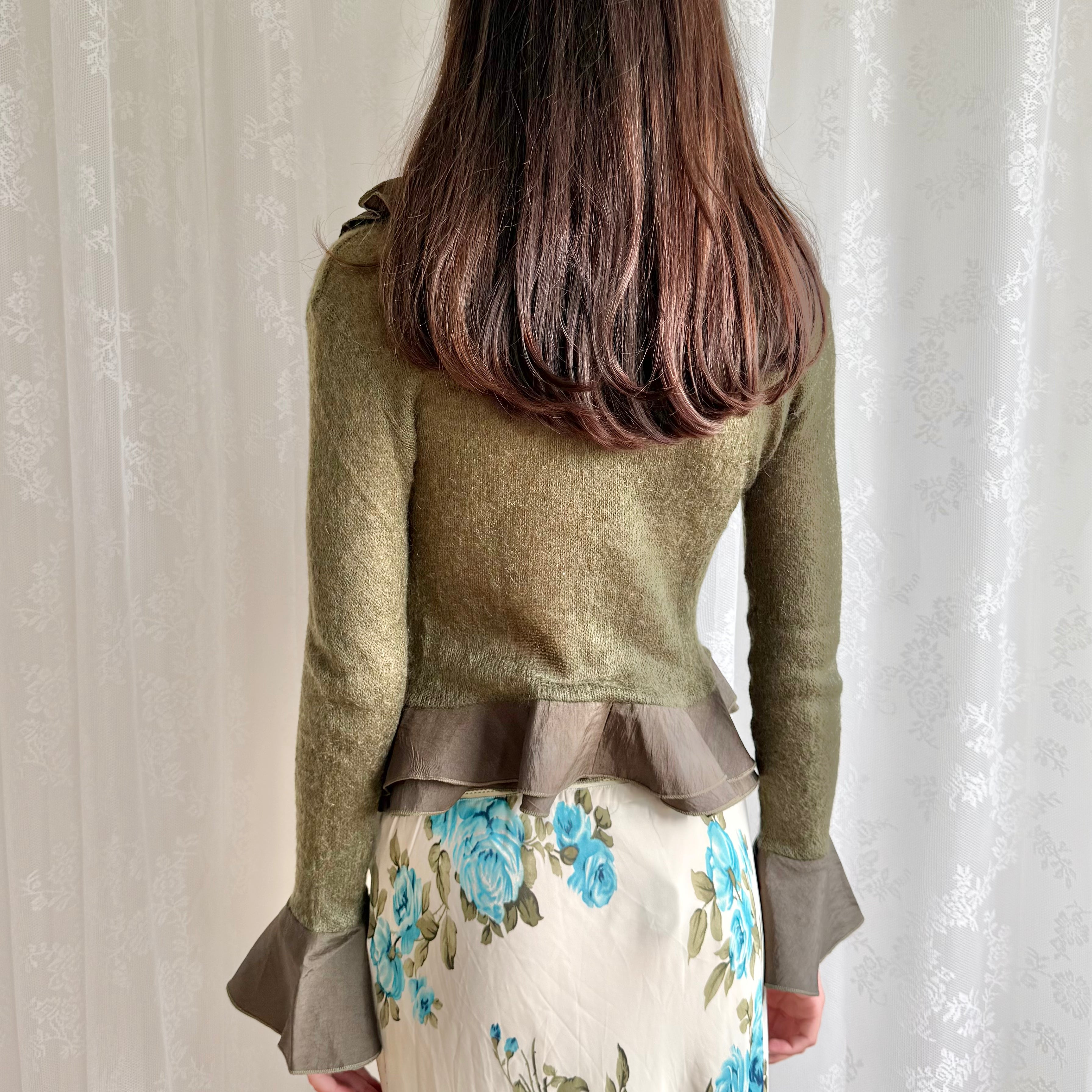 Knit Tie Cardigan - Size S