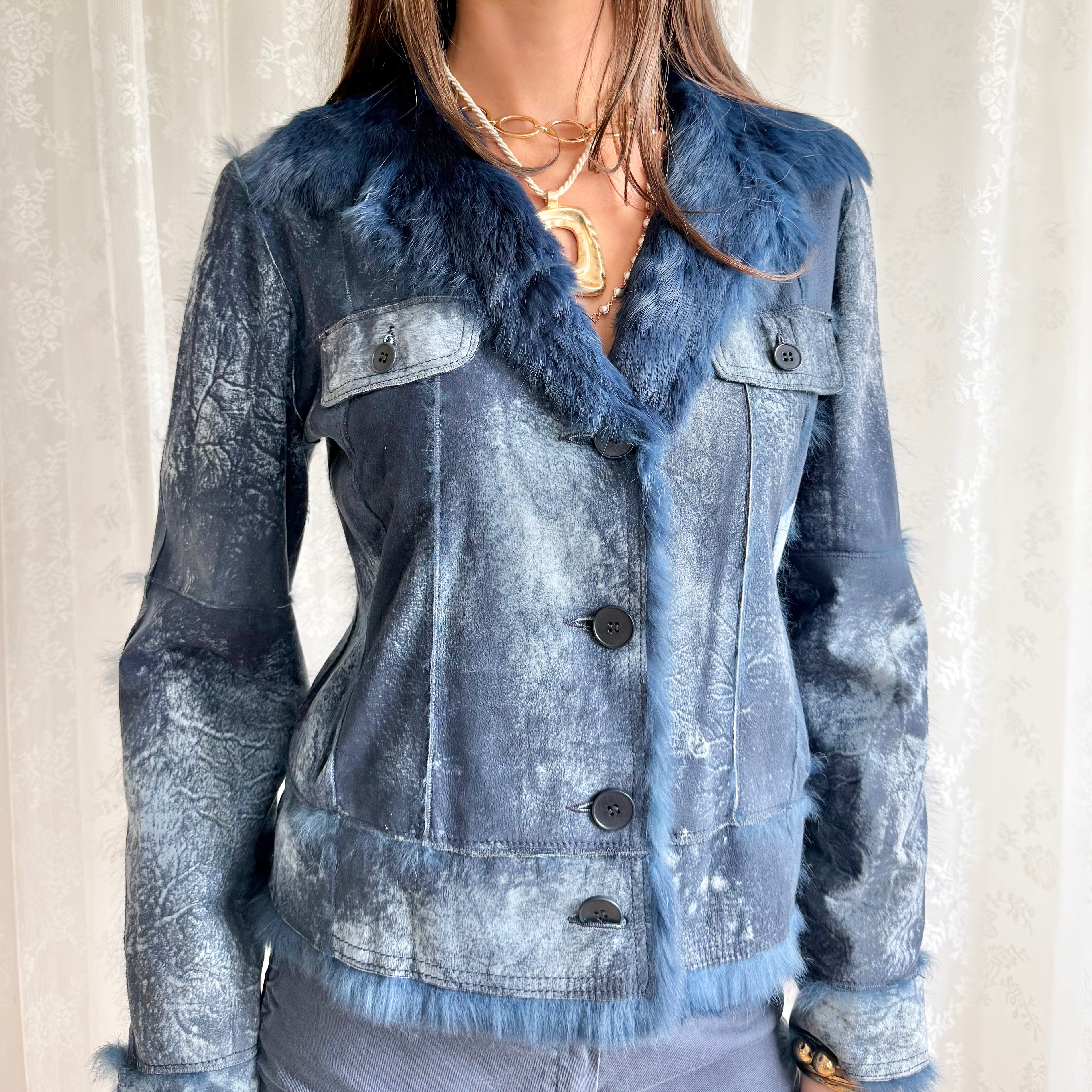 Genuine Fur Jacket - Size L