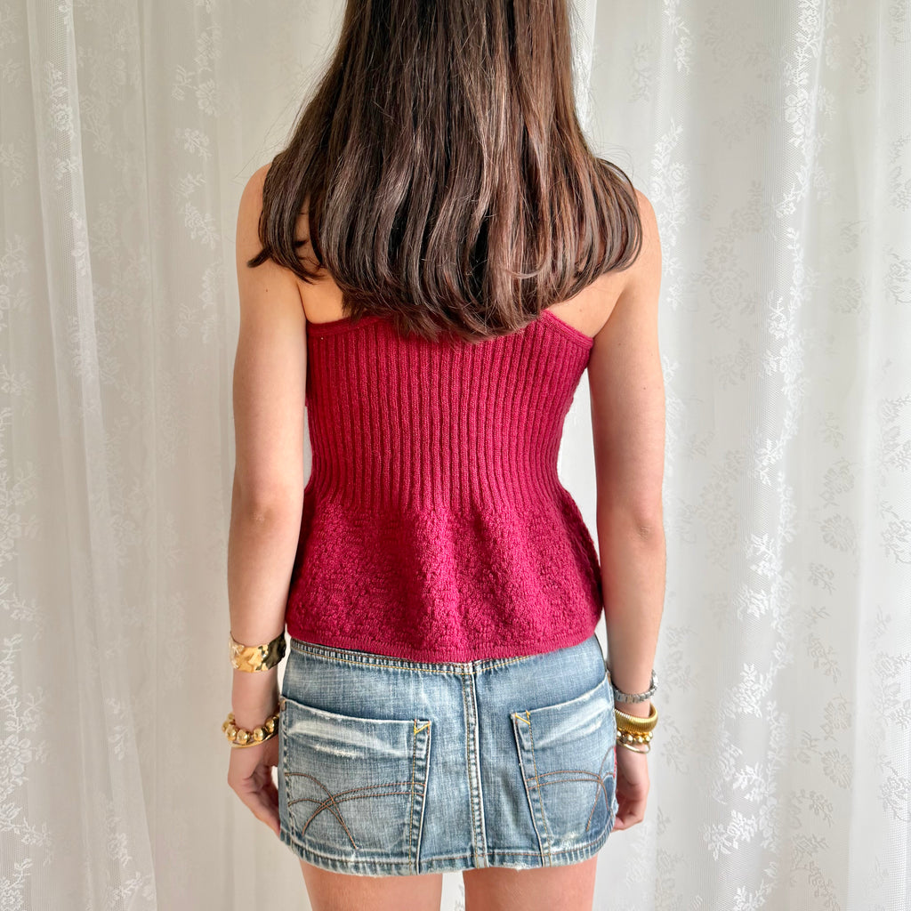 Mohair Knit Cami - Size M