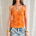 Sequin Beaded Cami - Size M