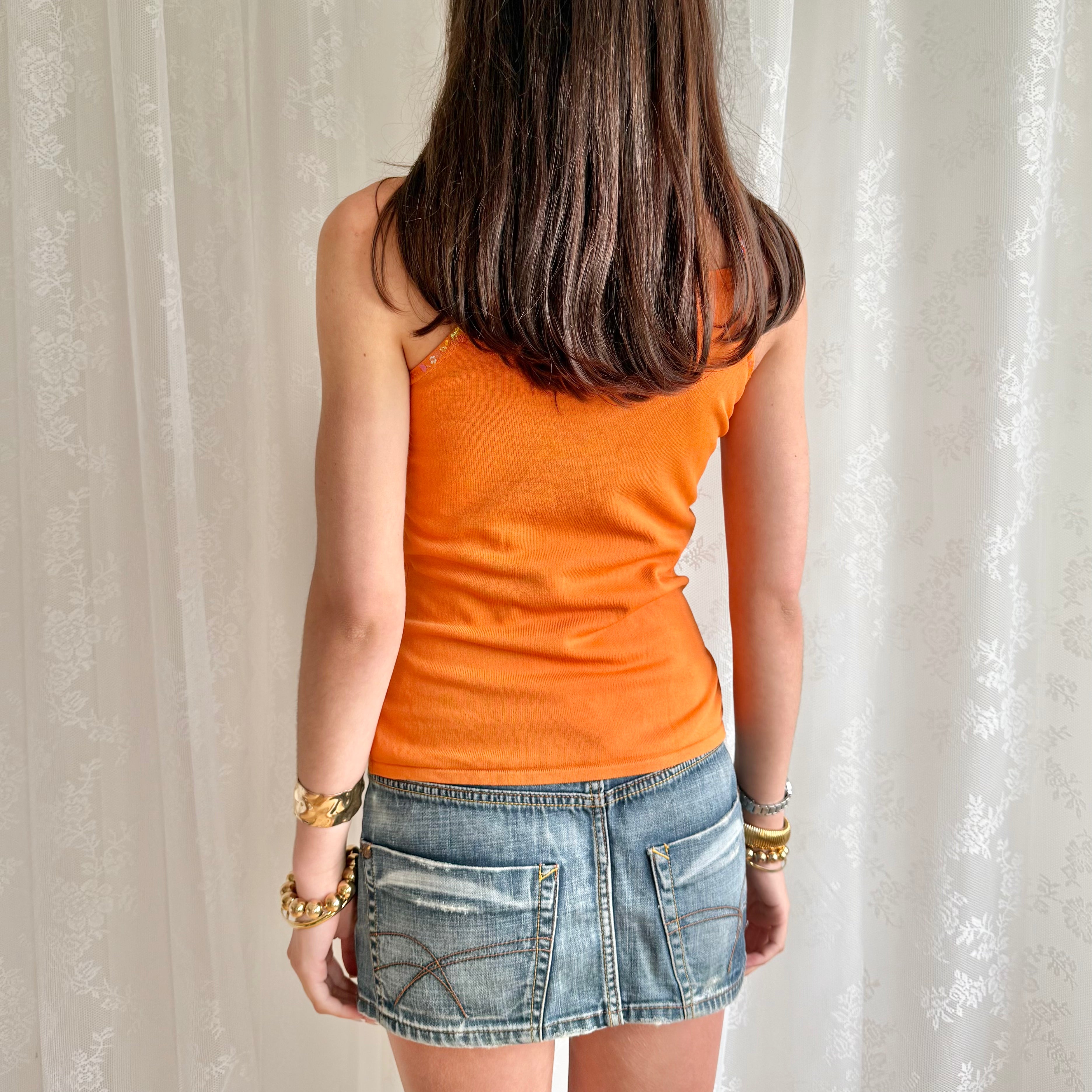 Sequin Beaded Cami - Size M