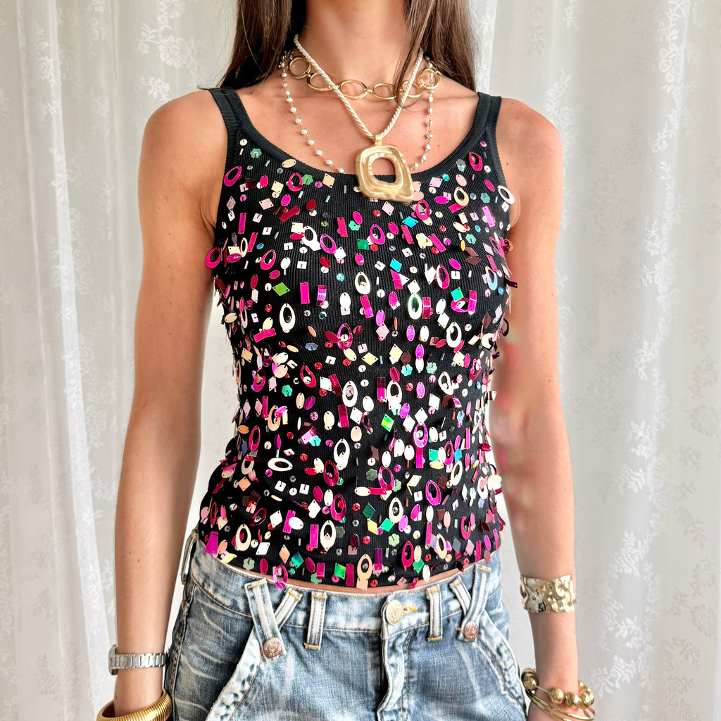 Sequin Cami - Size S