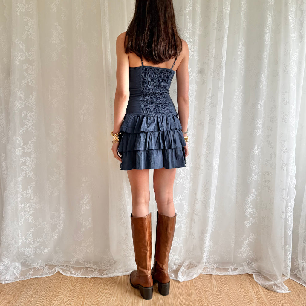 Ruffle Mini Dress - Size M
