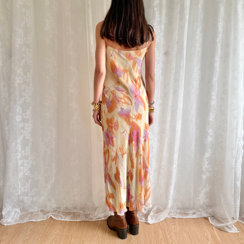 Floral Maxi Dress - Size L