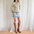 Denim Mini Skirt - Size S