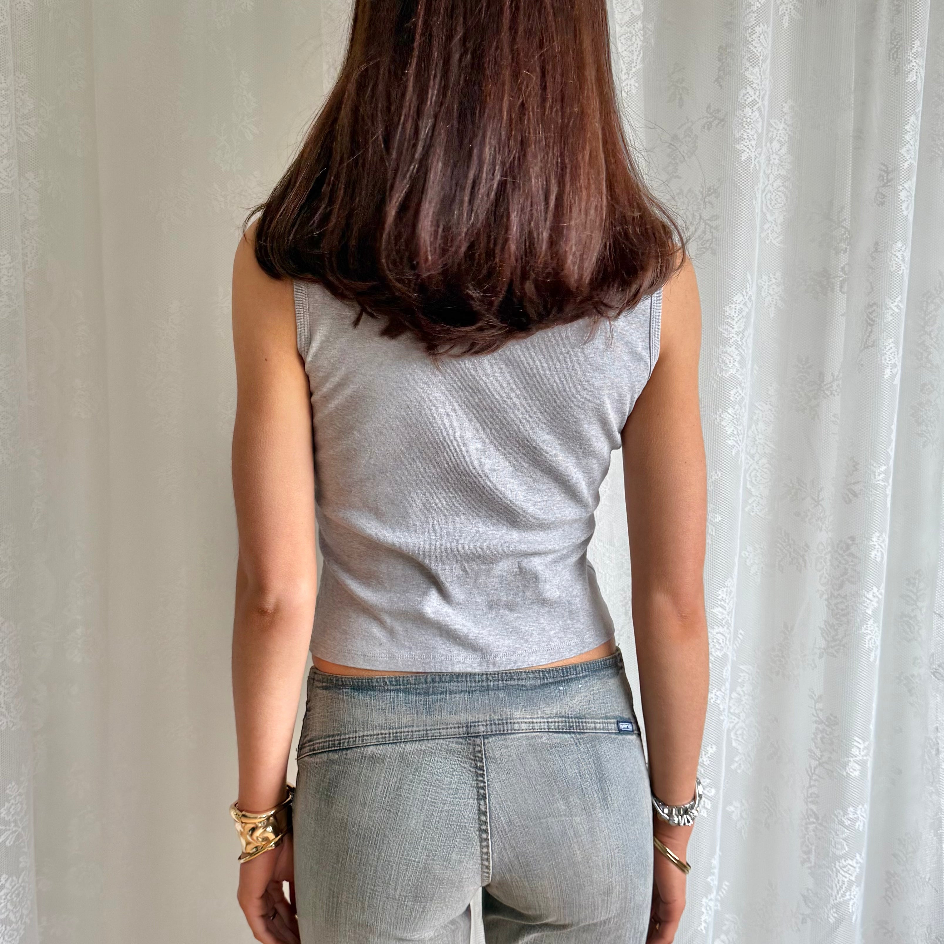 Slogan Crop Top - Size S