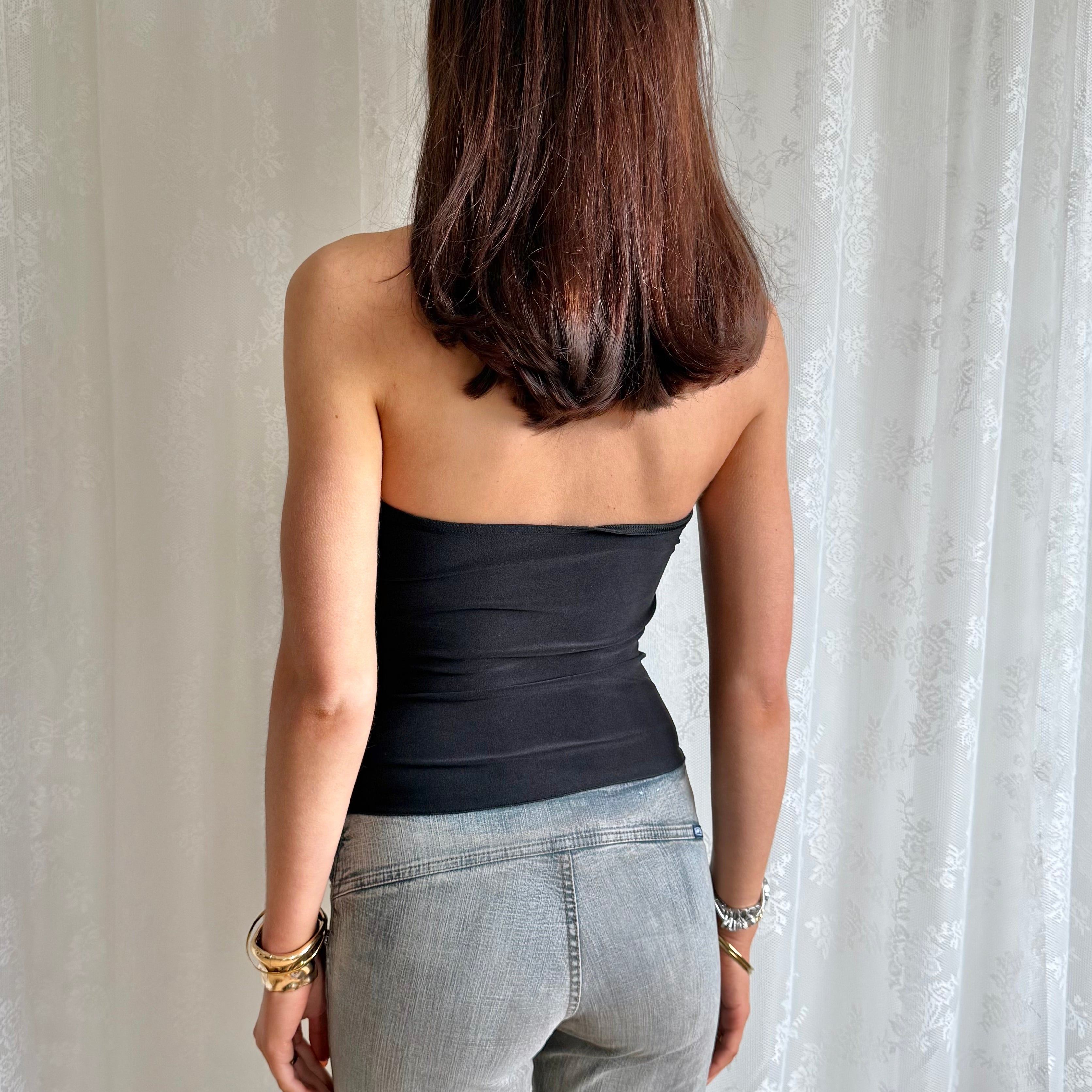 Asymmetric Halter Cami - Size S