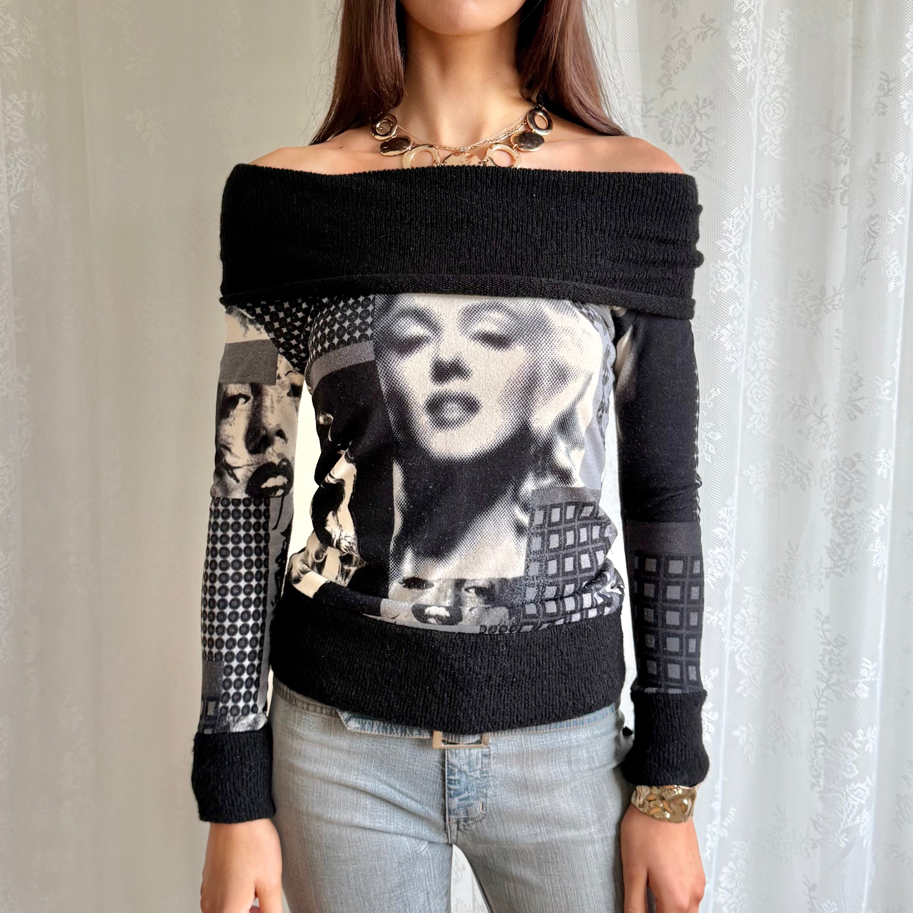 Marilyn Monroe Mohair Knit Jumper - Size M