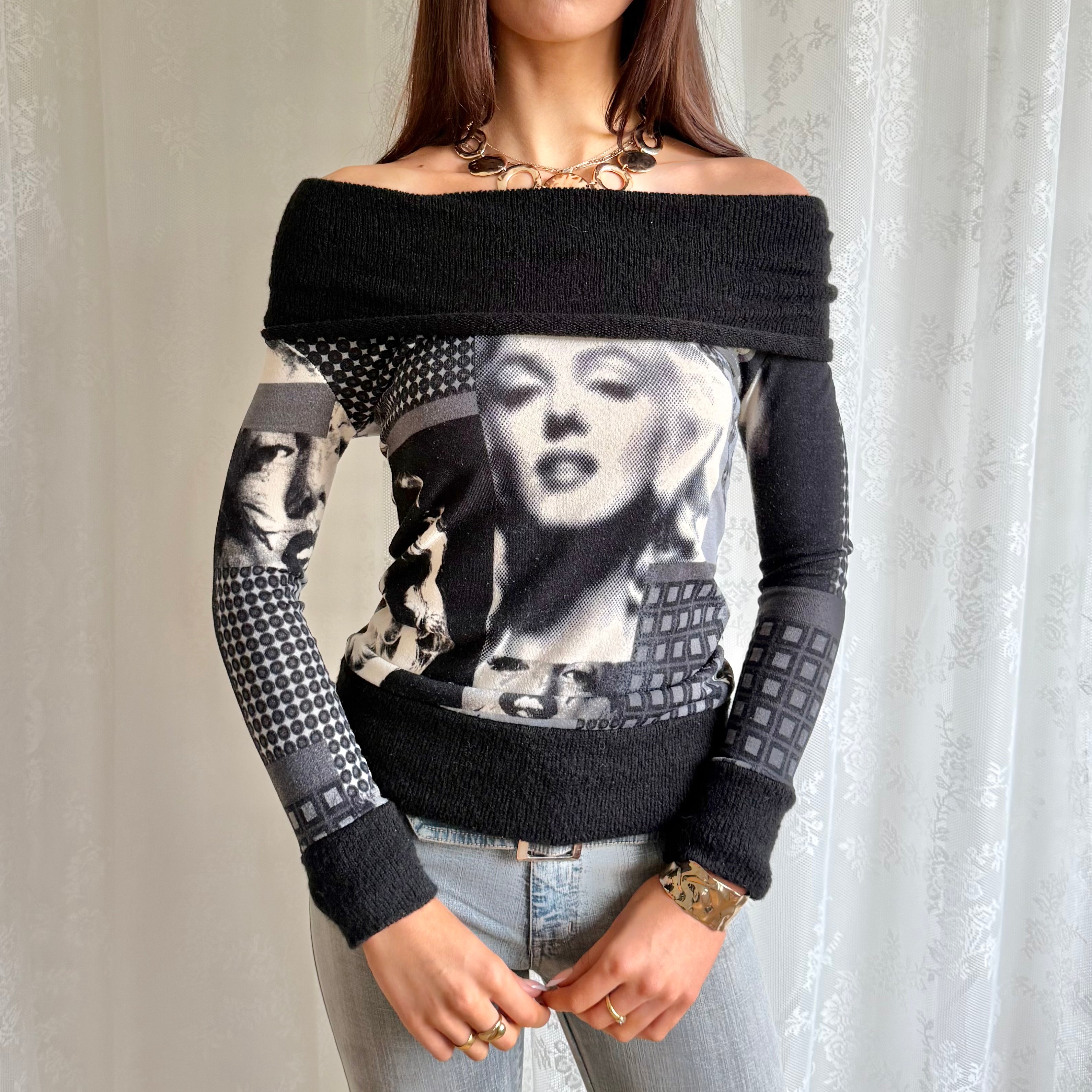 Marilyn Monroe Mohair Knit Jumper - Size M