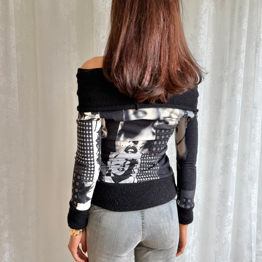 Marilyn Monroe Mohair Knit Jumper - Size M