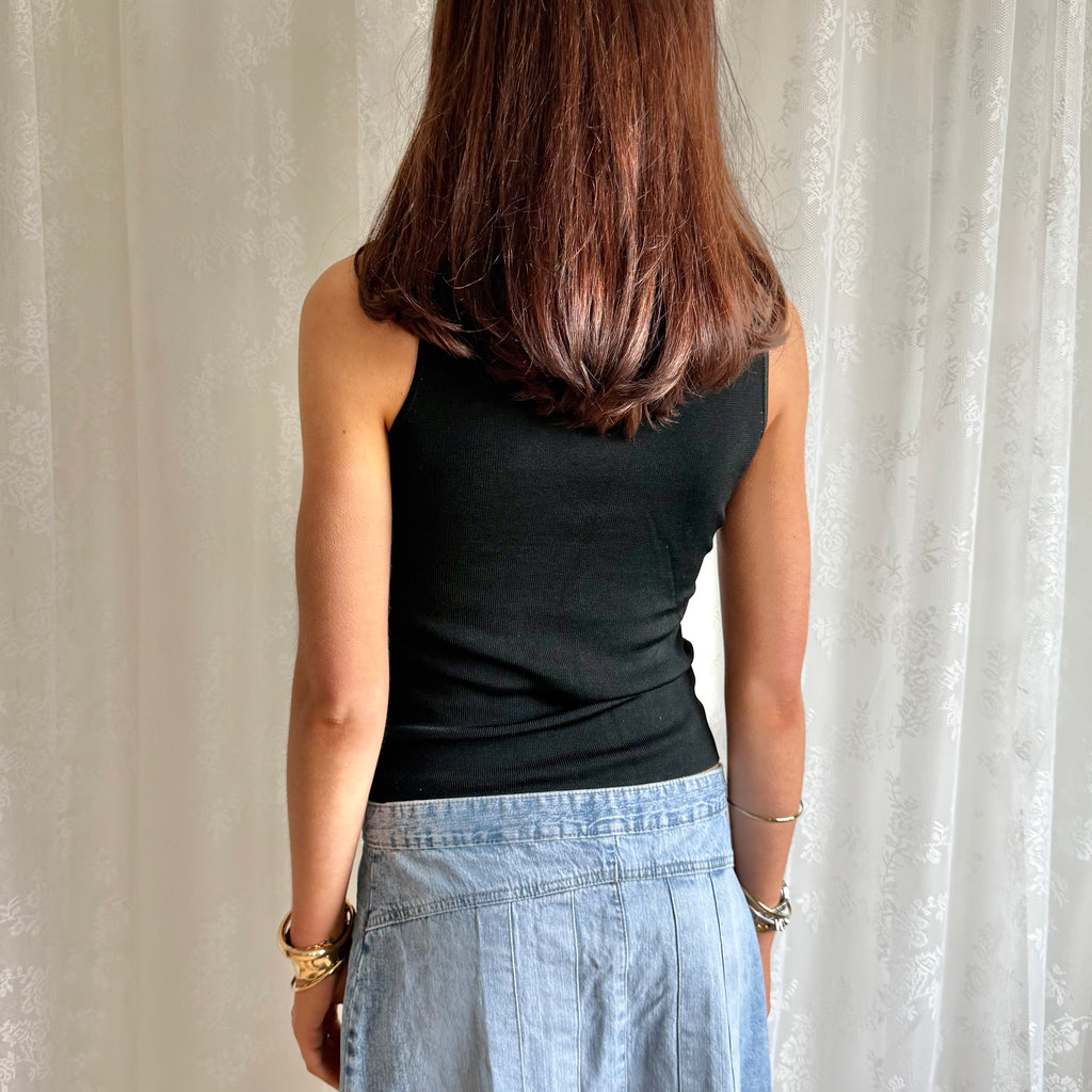 Sequin Beaded Crop Top - Size XS