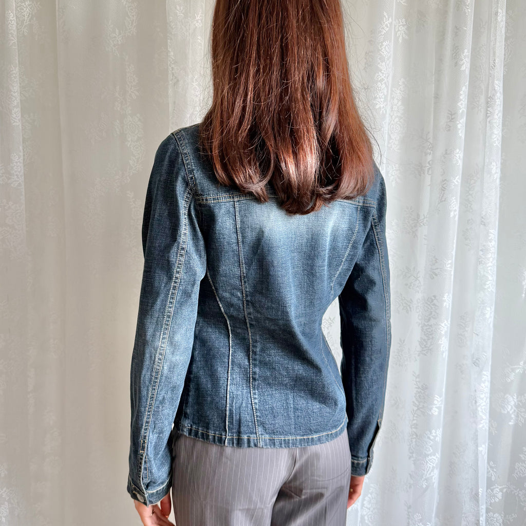 Denim Zip Jacket - Size M