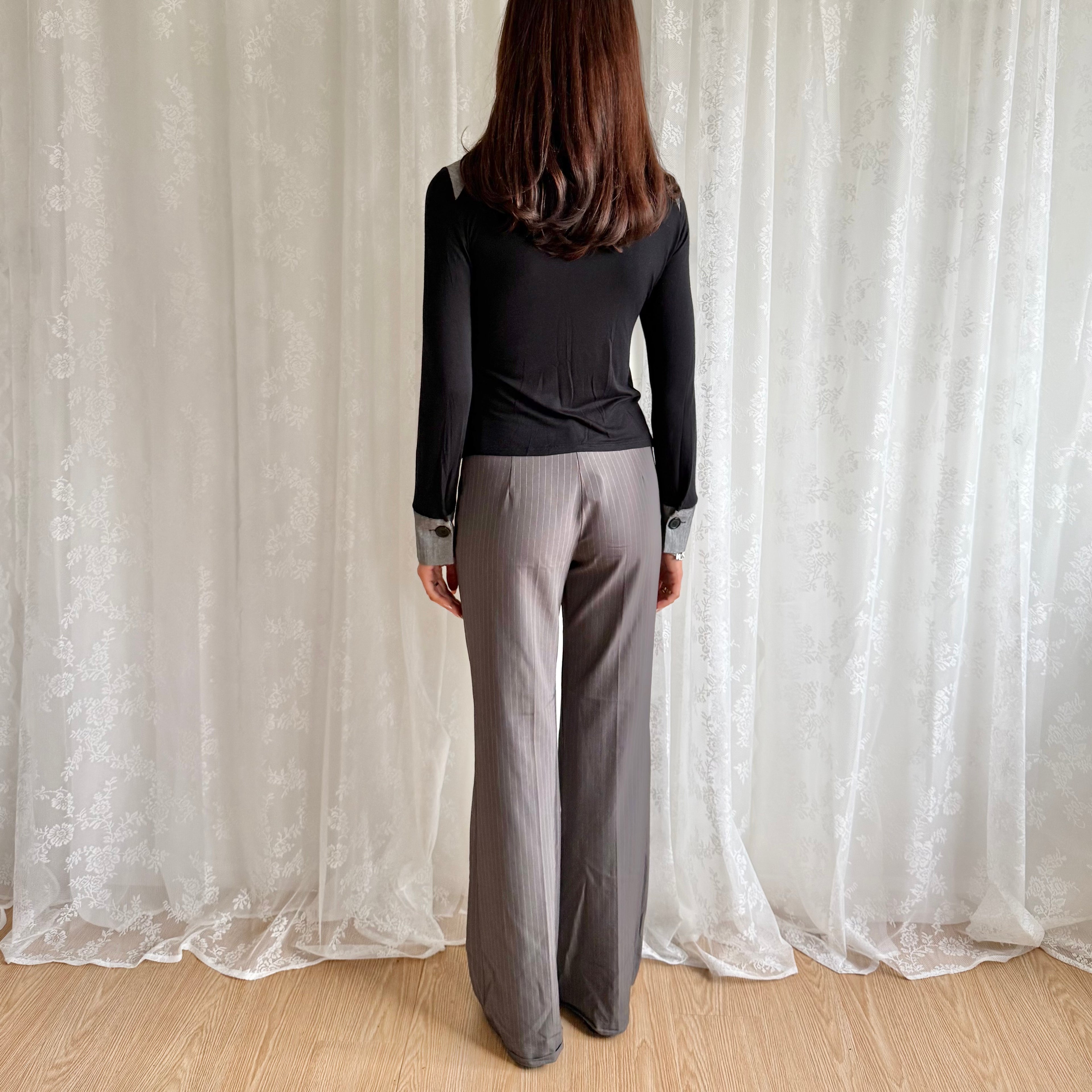Pinstripe Trousers - Size S