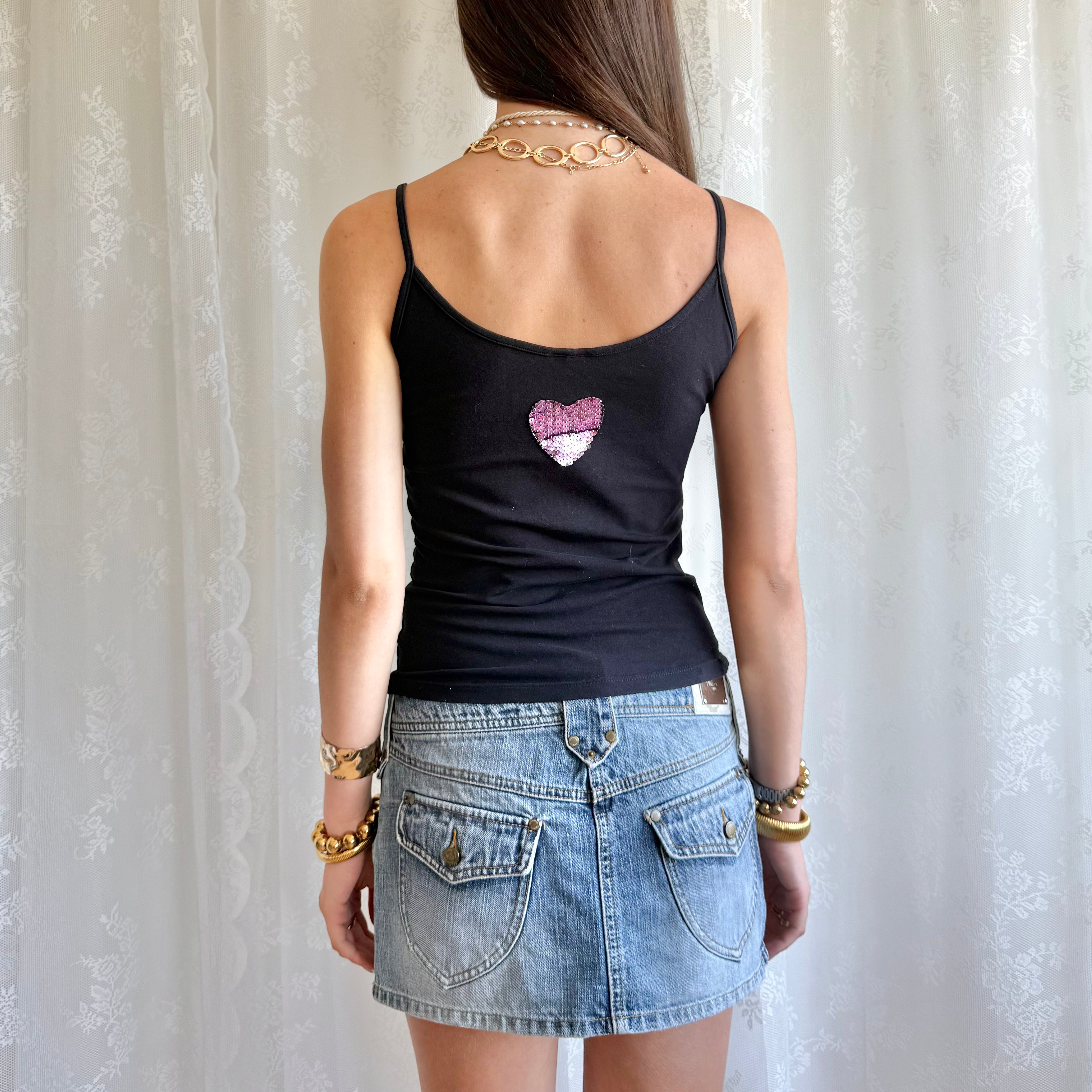 Blumarine Sequin Cami - Size L