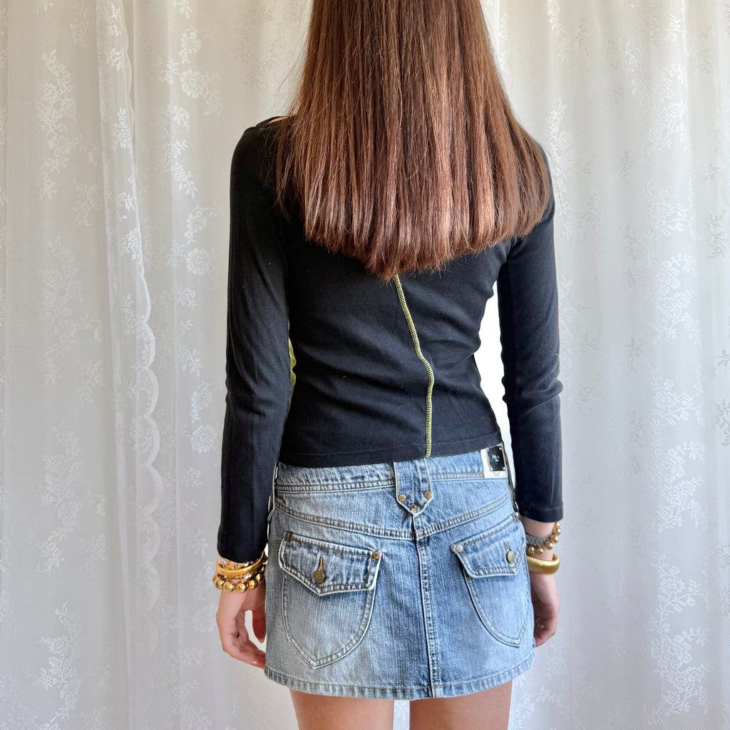 Graphic Long Sleeve Top - Size S