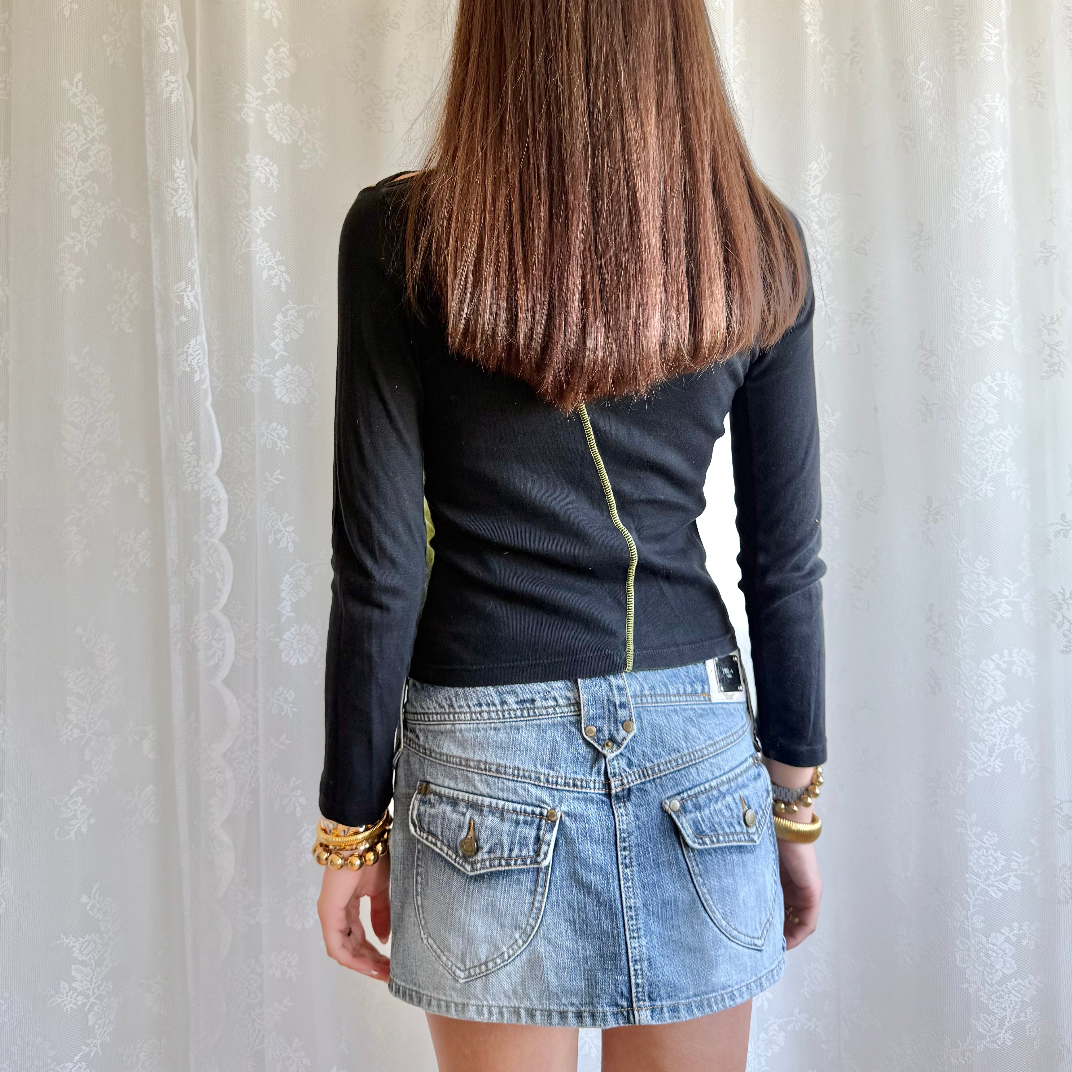 Graphic Long Sleeve Top - Size S