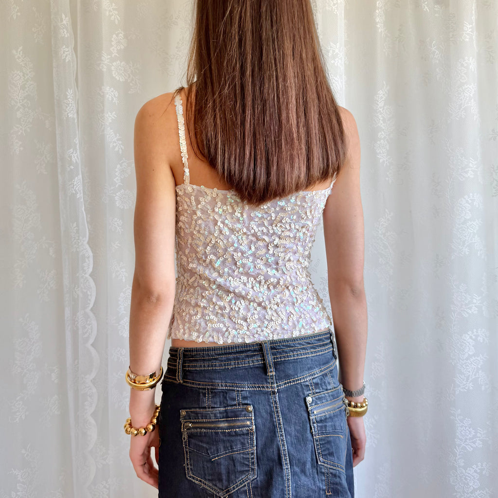 Sequin Cami - Size S