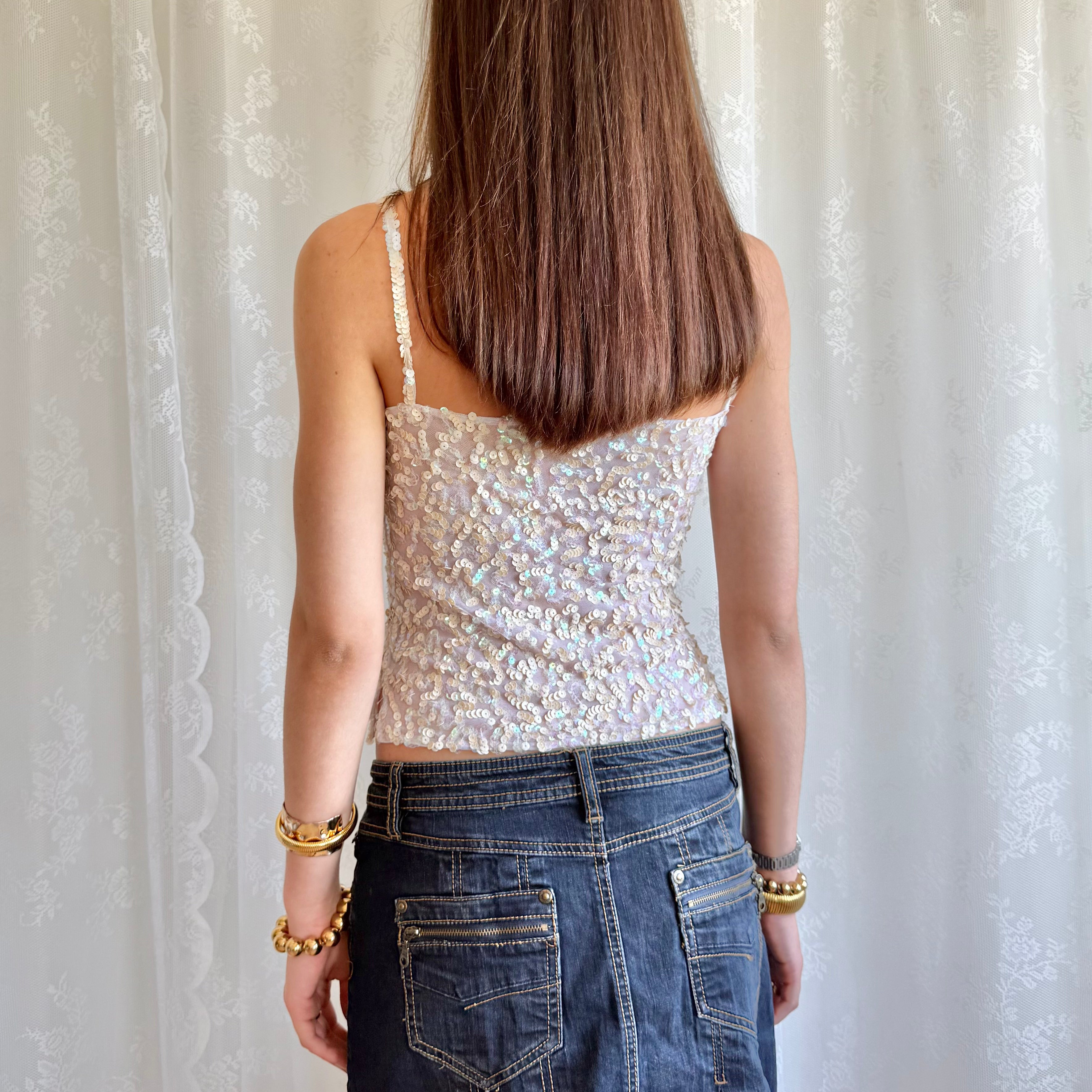Sequin Cami - Size S