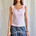 Polka Dot Crop Top - Size L