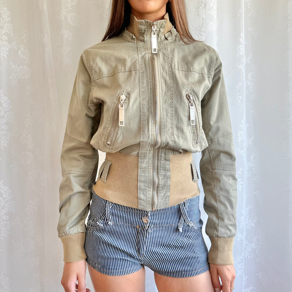 Zip Bomber Jacket - Size M