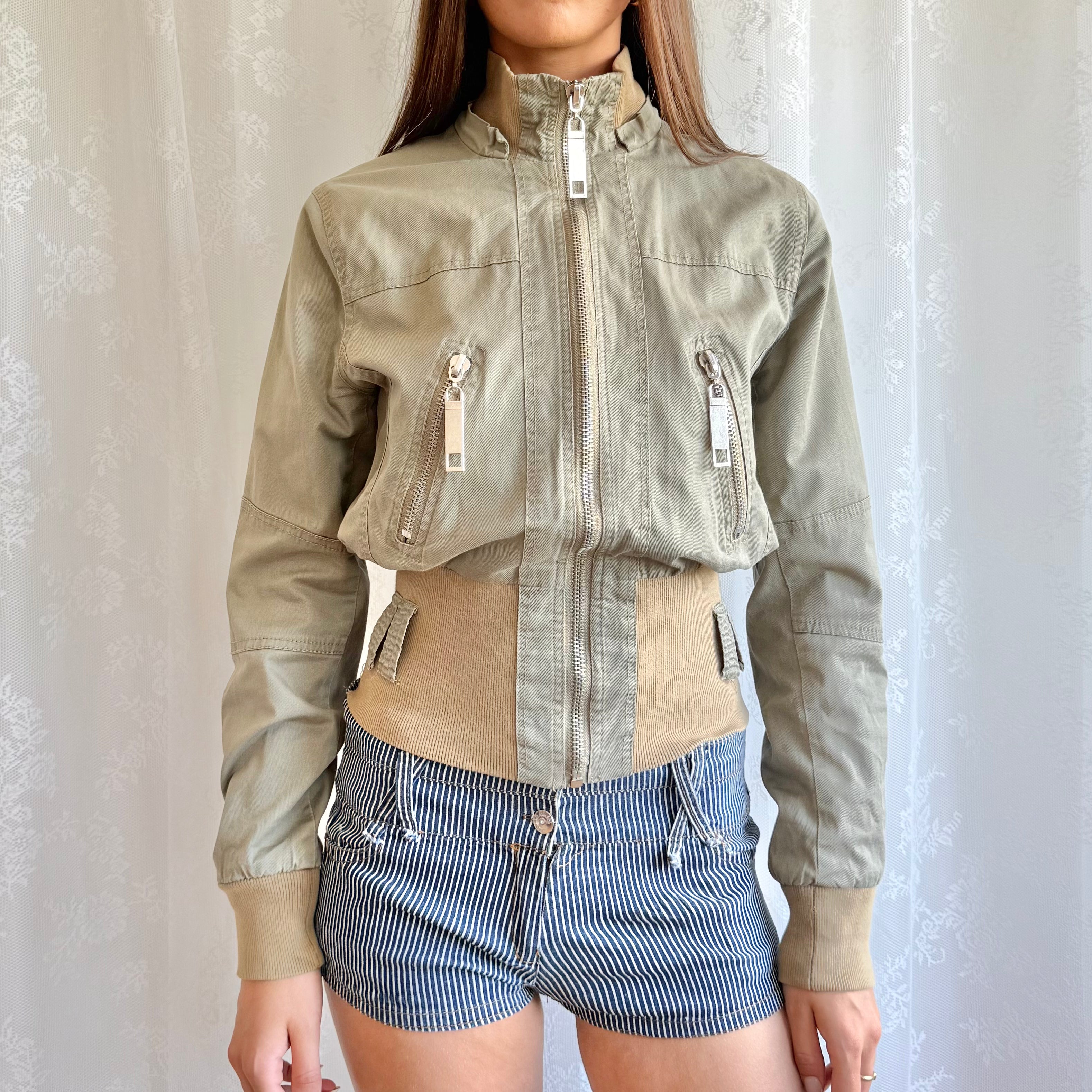 Zip Bomber Jacket - Size M