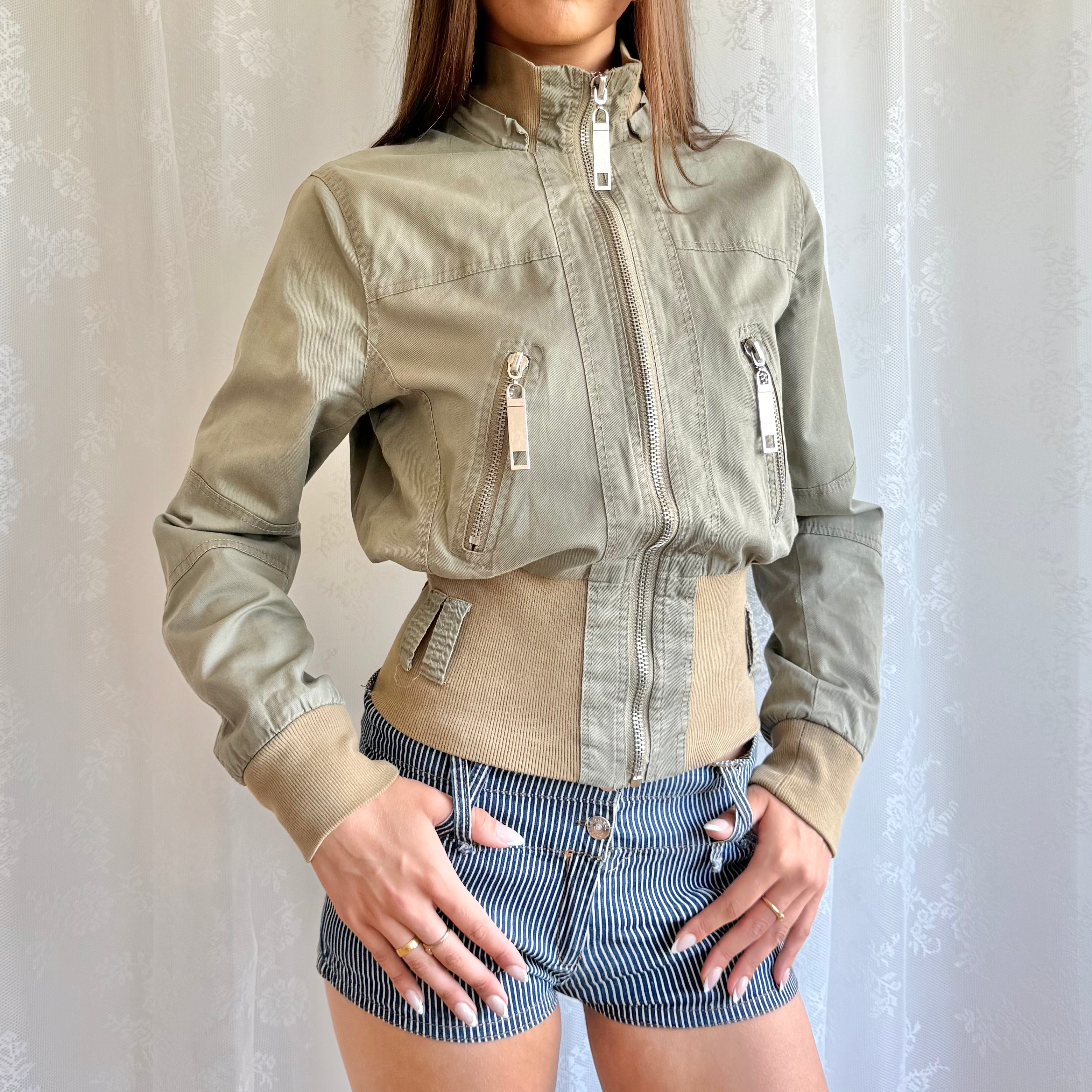 Zip Bomber Jacket - Size M