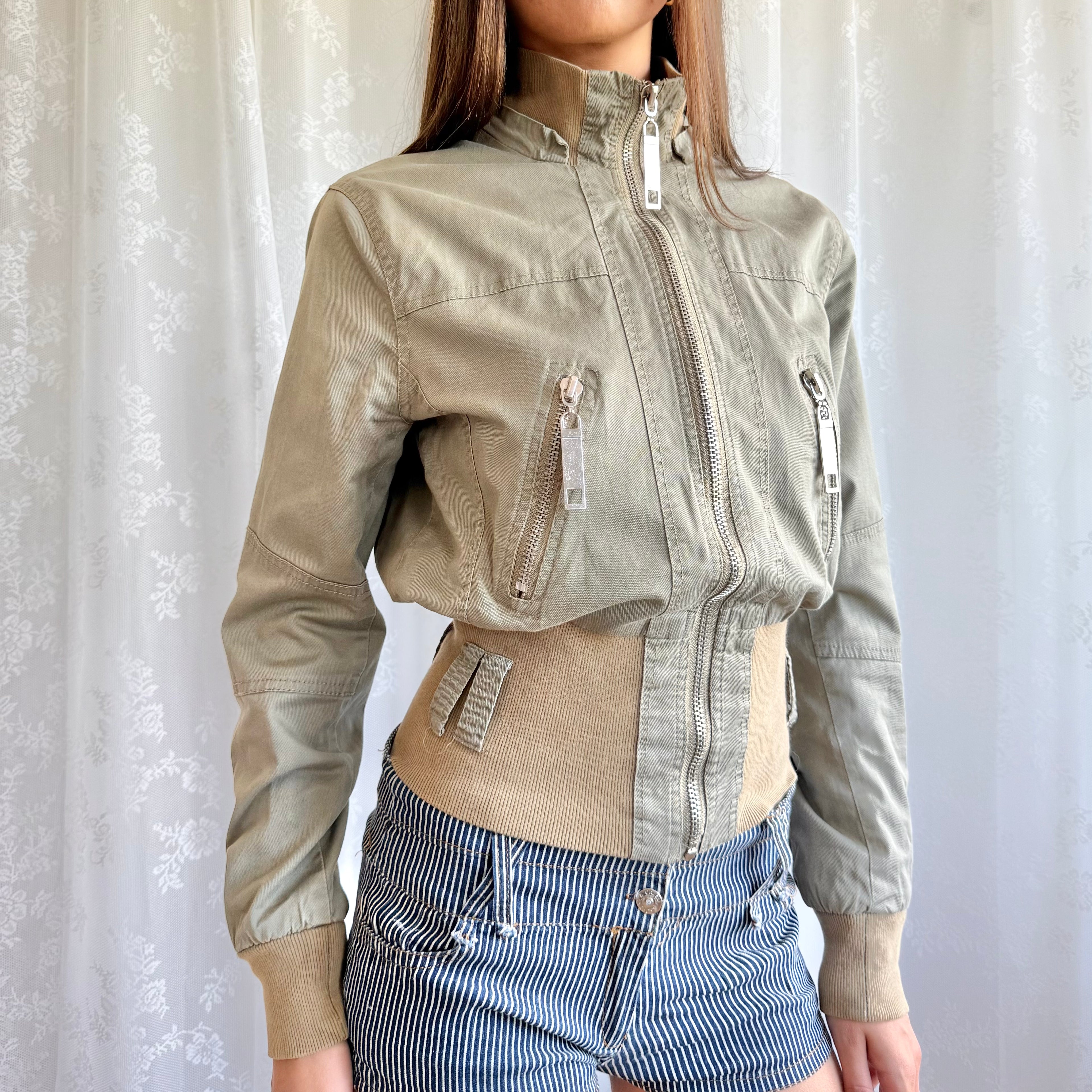 Zip Bomber Jacket - Size M