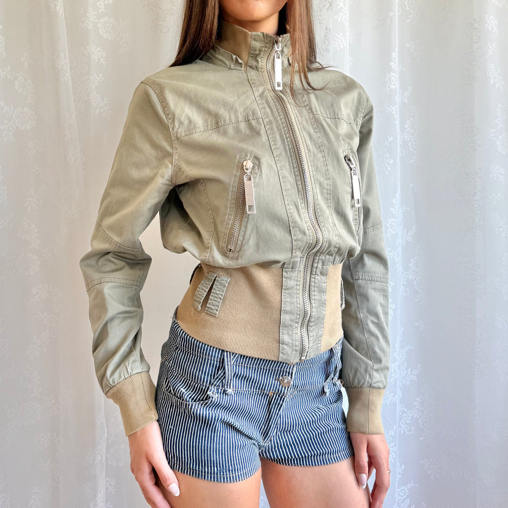 Zip Bomber Jacket - Size M