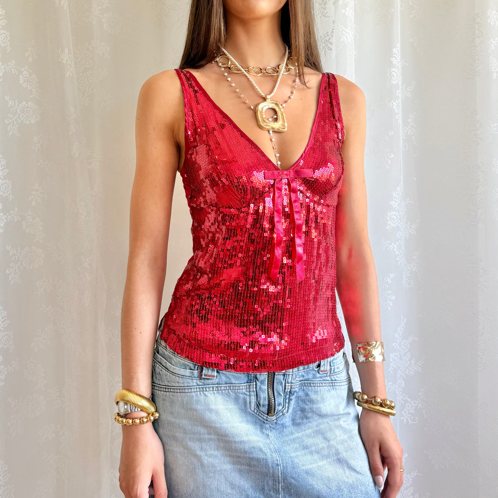 Yamamay Sequin Cami - Size XS