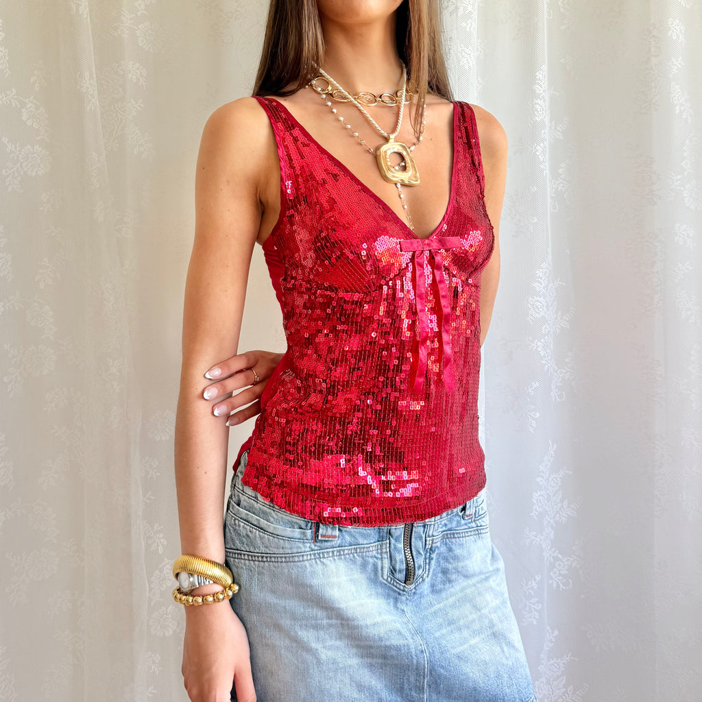 Yamamay Sequin Cami - Size XS