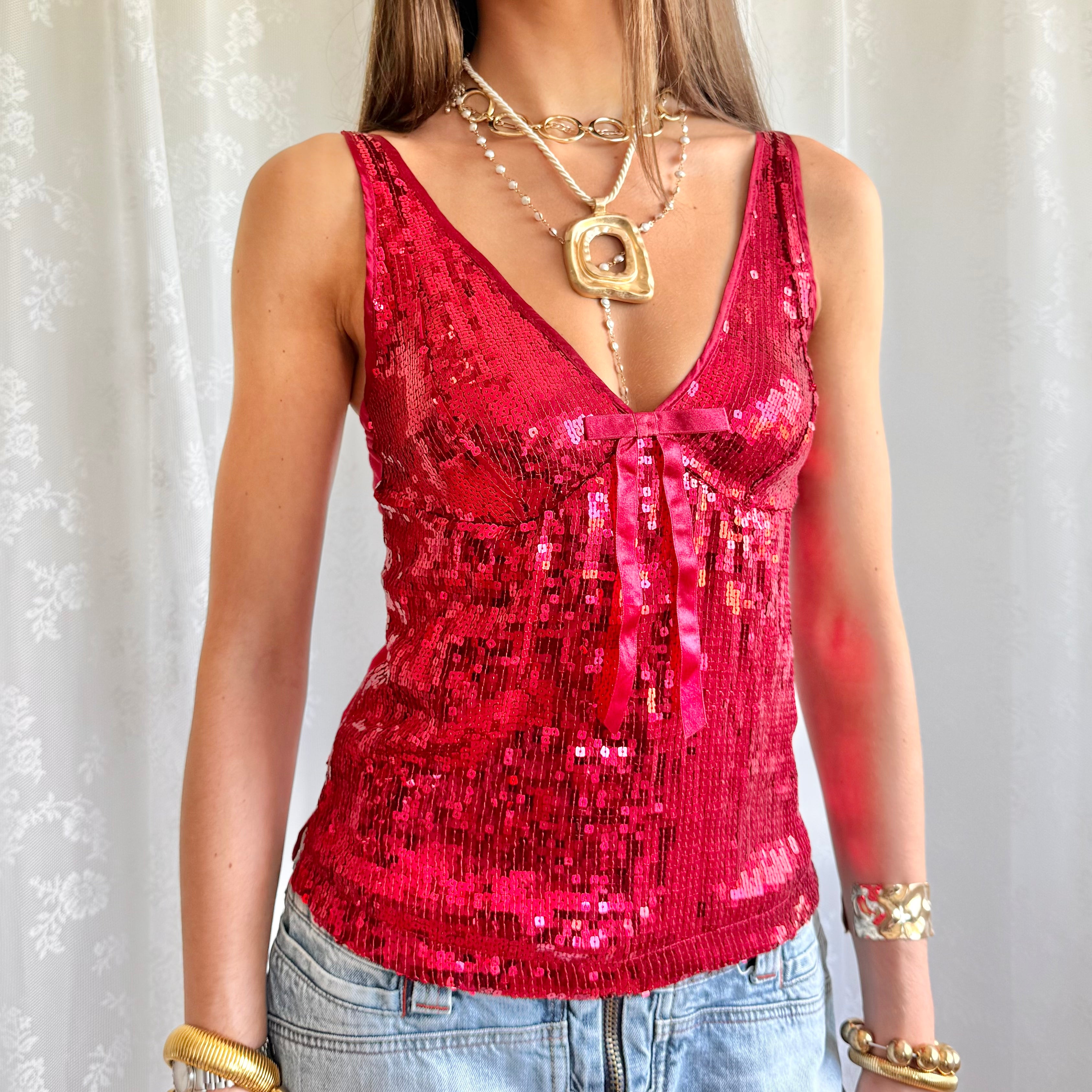 Yamamay Sequin Cami - Size XS