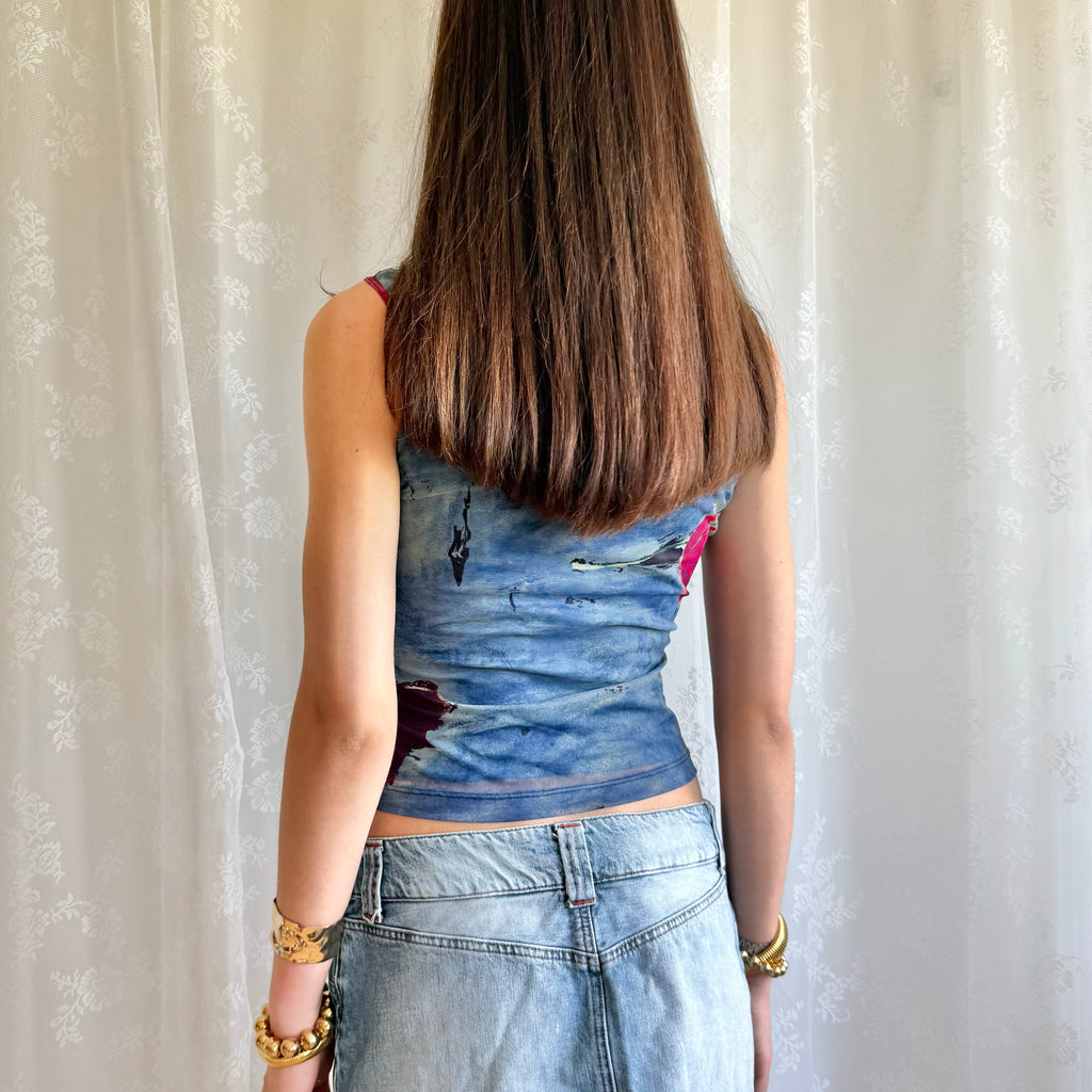 Mesh Crop Top - Size S