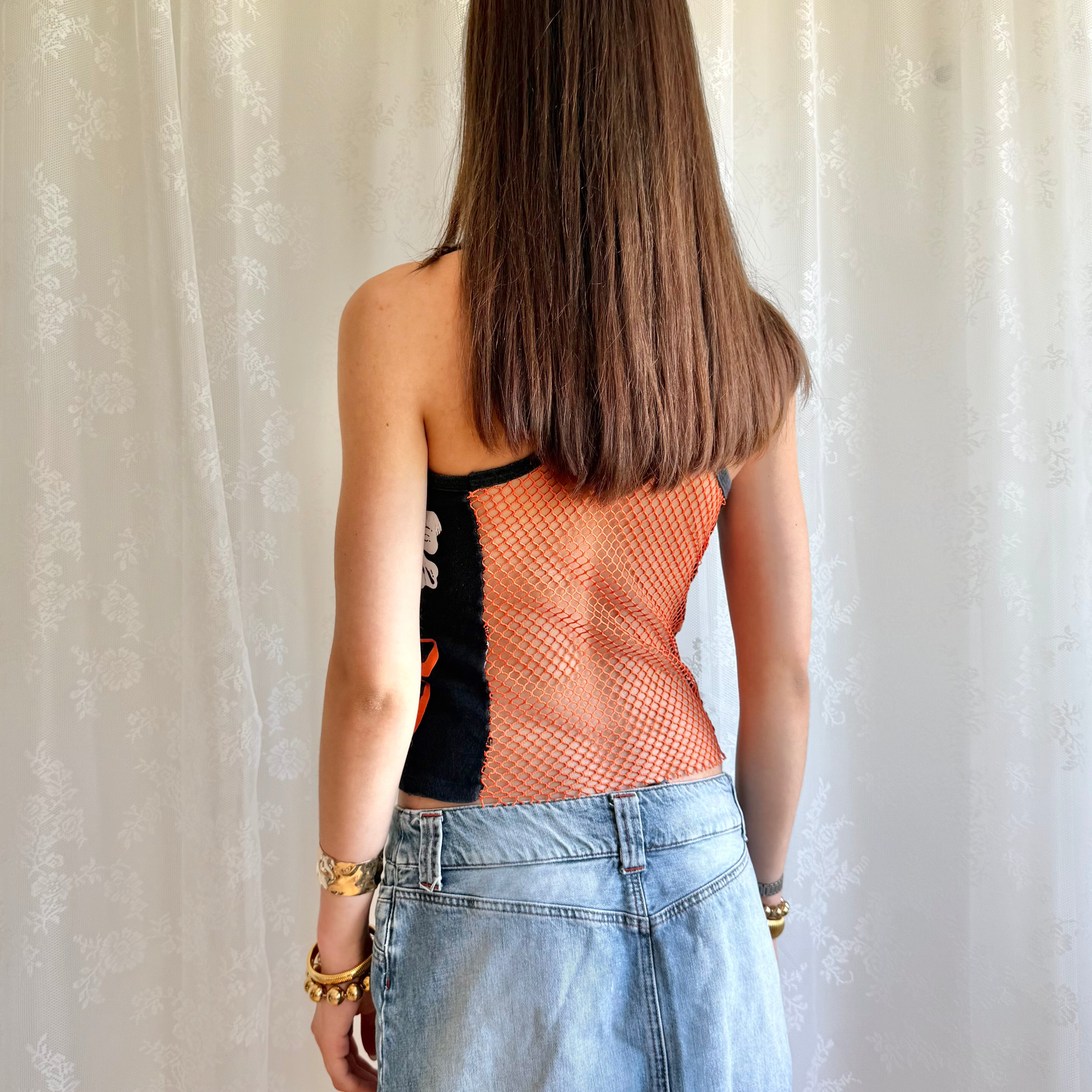Graphic Crop Top - Size M