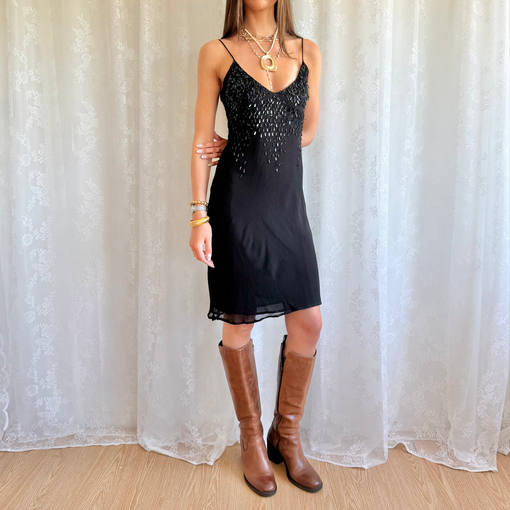 Sequin Midi Dress - Size M