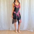 Asymmetric Floral Midi Dress - Size M