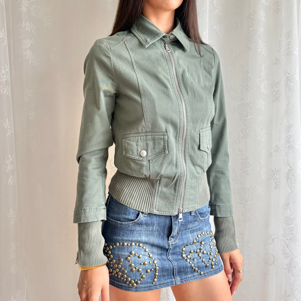 Zip Bomber Jacket - Size S