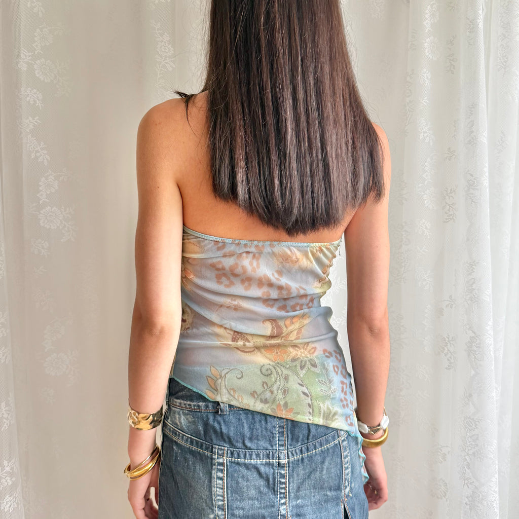 Asymmetric Halter Cami - Size M