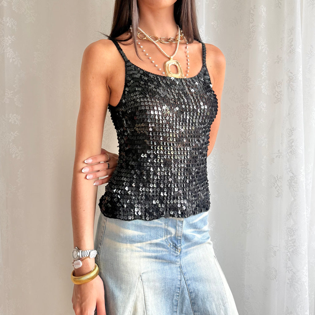 Sequin Cami - Size S