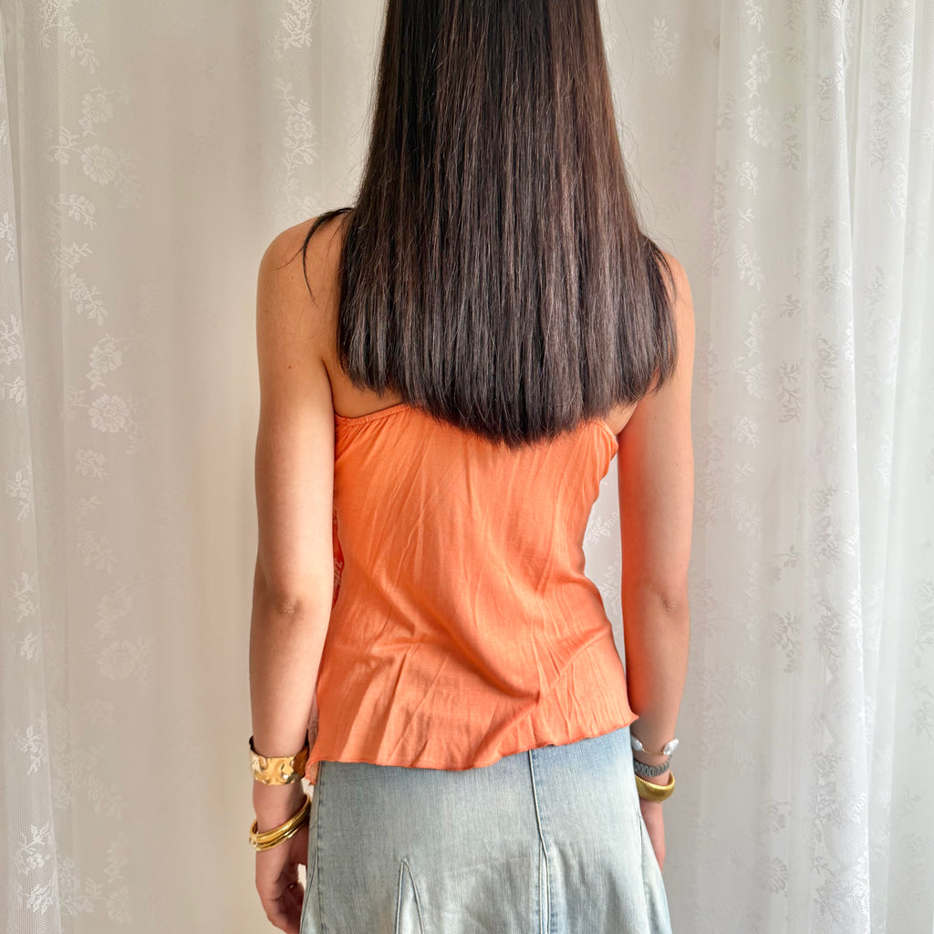 Patterned Asymmetric Cami - Size S