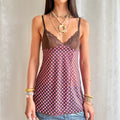 Polka Dot Lace Cami - Size S