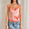 Sequin Polka Dot Cami - Size M