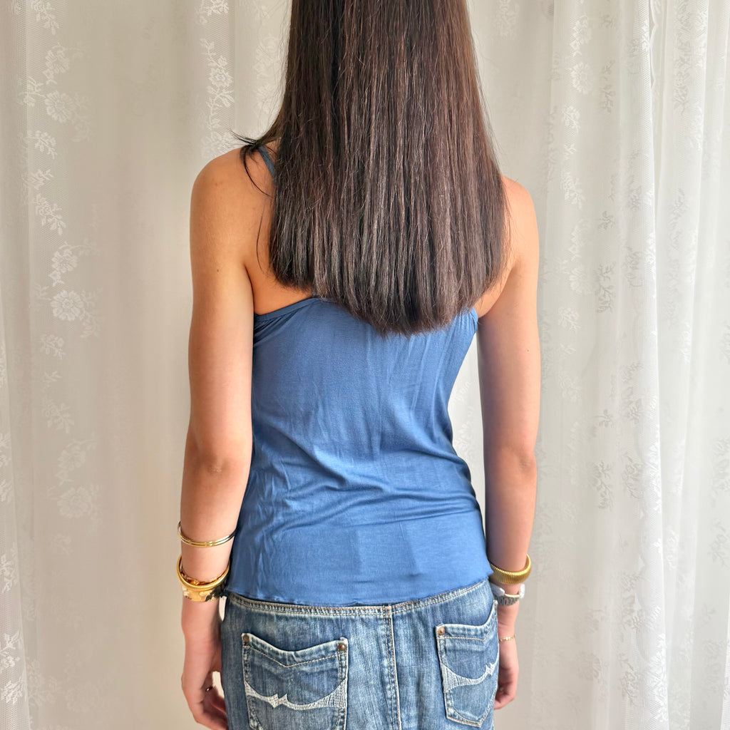 Patterned Asymmetric Cami - Size S
