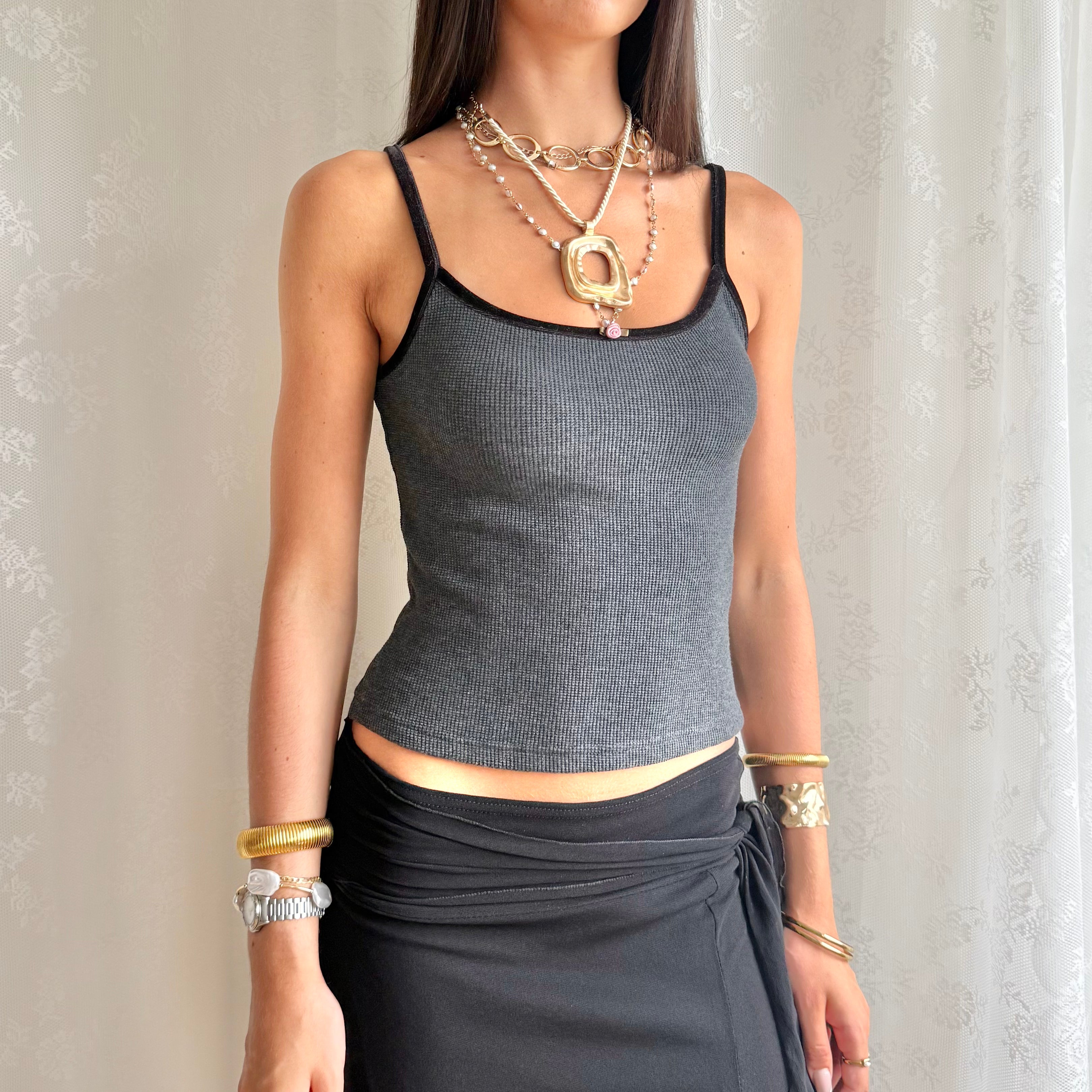 Ribbed Cami - Size S