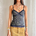 Mesh Floral Cami - Size S