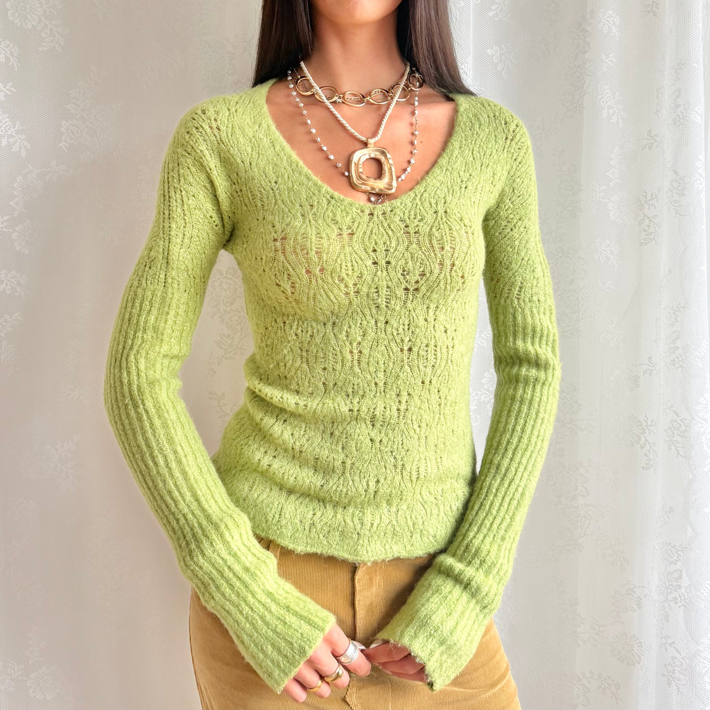 Mohair Knit Jumper - Size M