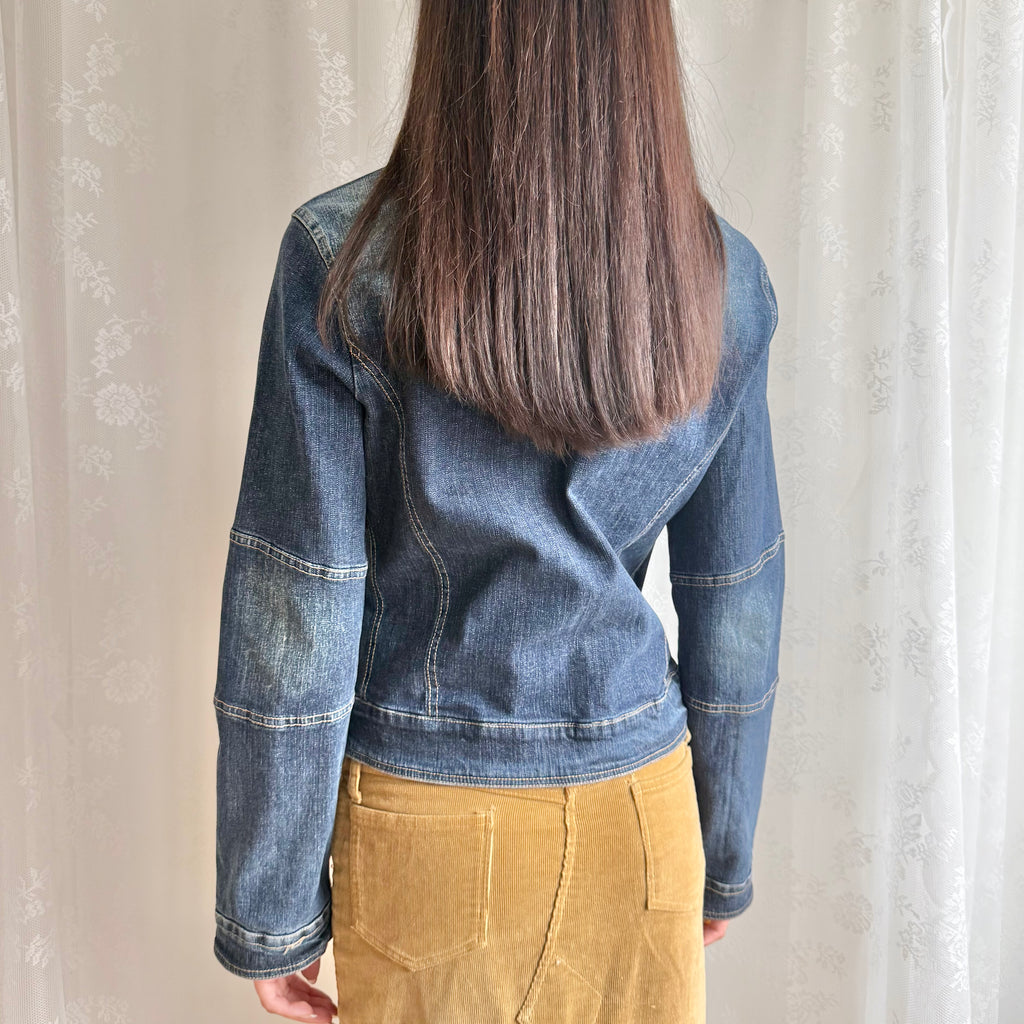 Denim Zip Jacket - Size M